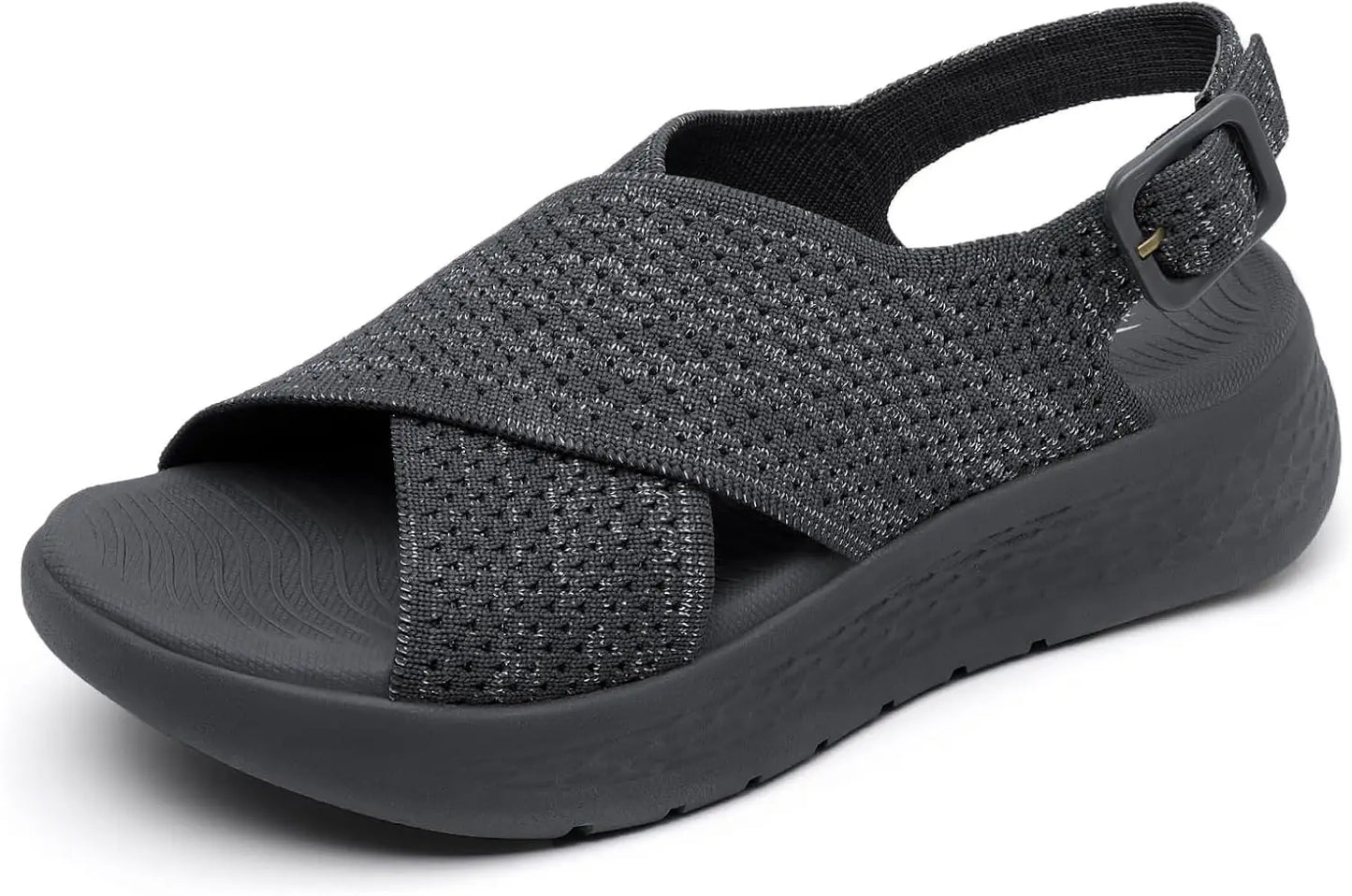 Women's Comfortable Walking Sandals Platform/ \Sport Orthopedic Sandals with Arch Support