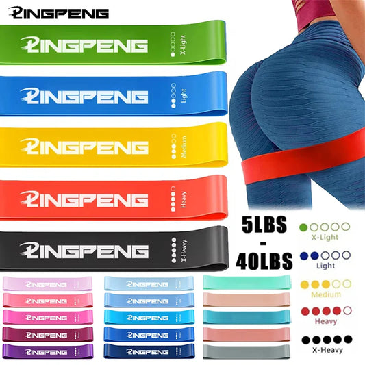 5pcs Fitness Resistance Bands Set-Include 5Colors,Exercise Tension Bands Working Out/Exercise Gym Yoga Training and Home Fitness