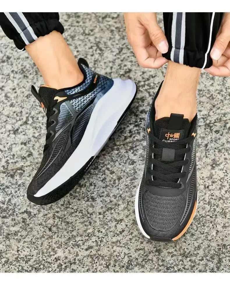 Running & Walking Men's Shoes Lace-up Lightweight/Comfortable & Breathable Tennis Sneakers
