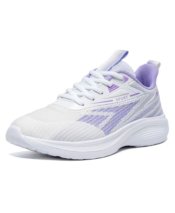 Women's sports running shoes are comfortable/lightweight walking exercise and non slip walking shoes