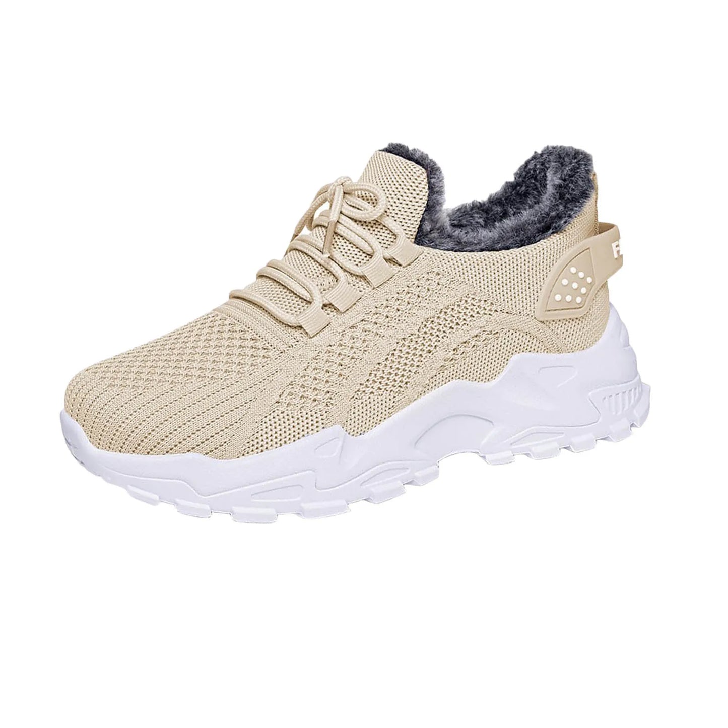 Sneakers Women's Winter Warm Sports Shoes Non Slip Soles/Suitable for Cold Weather Outdoor Walking Sports Shoes Ladies Sneakers