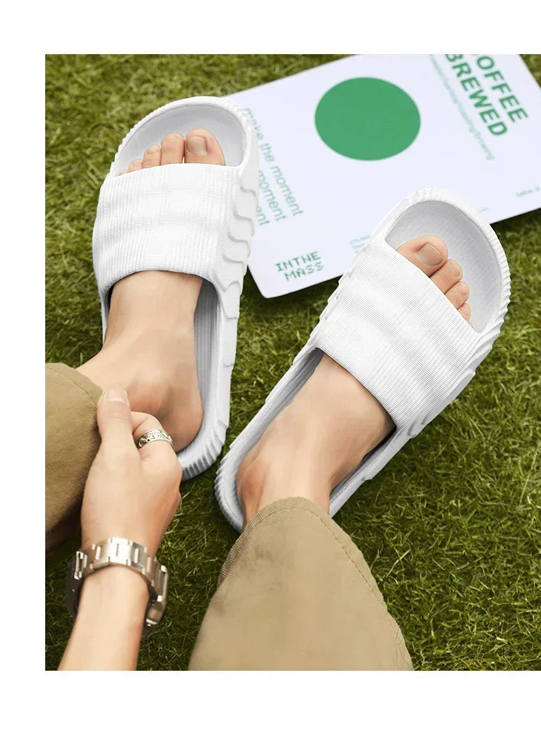 Luxury Man Sandal for Men Brand Men's Shoes White Sandals Flat/Men's Soft Sandal Summer Shoes Sale Slippers