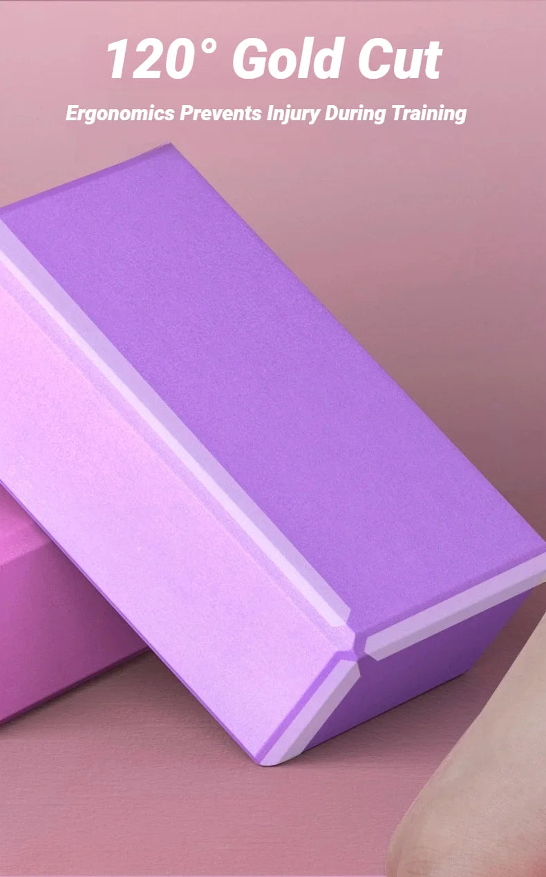 Yoga Blocks Gym Foam Brick Pilates Training Exercise Fitness Bolster Pillow/Cushion Stretching Body Shaping Building Cubes