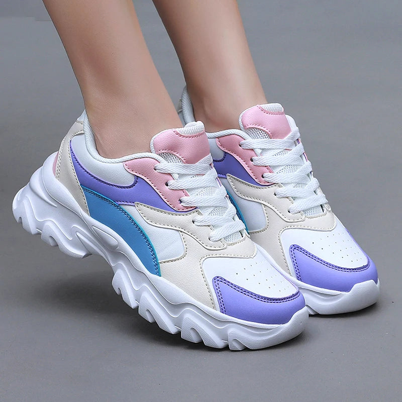 Women Sneakers Fashion Women Vulcanized Shoes High Quality/Flats Shoes for Women Walking Platform Plus Size