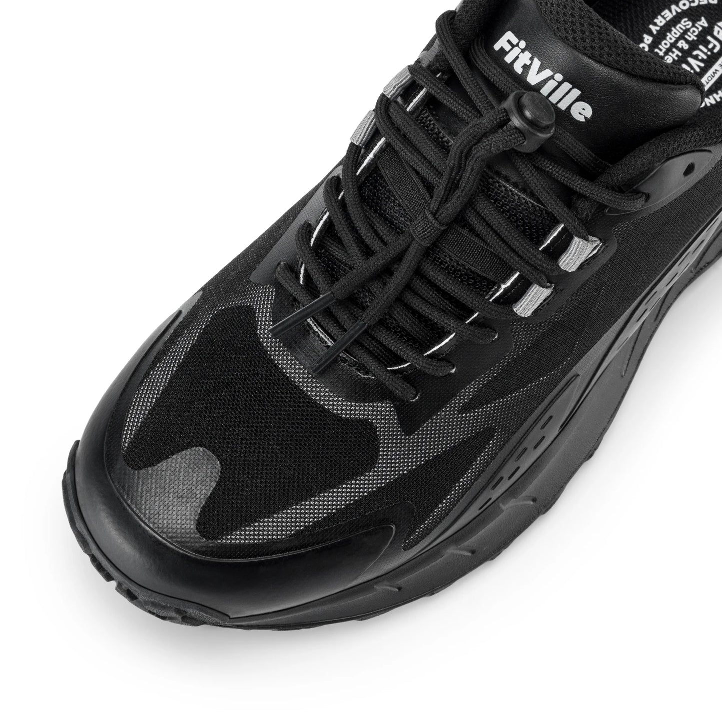 Fittington Slip-on Shoes Wide Sneakers For Men Soft Men's Running Shoe/Slip Resistant Hiking Walking Shoes With Arch Support