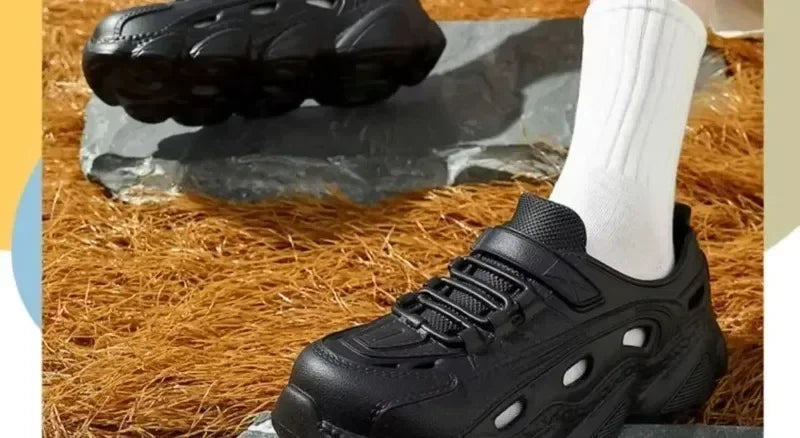 Trendy Men's Sandals Outdoor Wear Thickened Anti-slip Wear-resistant/Fashion EVA Clog Shoes Wholesale