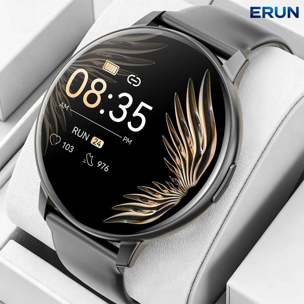 New Ultra-Thin Smart Watch High-Definition Touch Screen Supports Wireless Calls/Message Push Remote Photography Weather Alerts