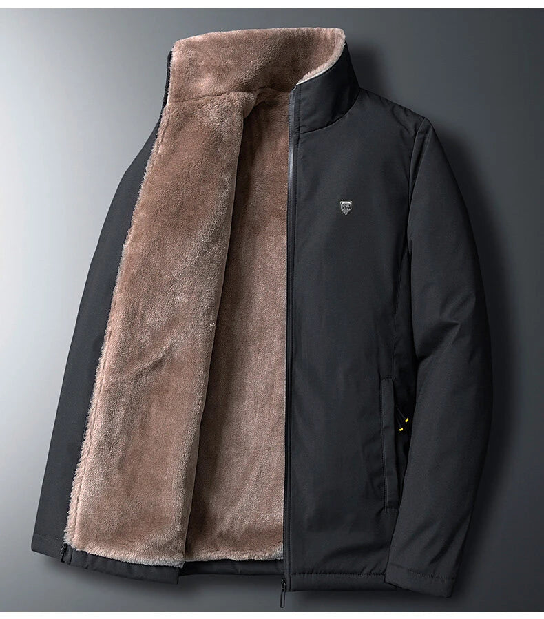 Men Winter Windproof Warm Thick Fleece Jacket Men Fashion/Casual Coat Men Autumn Brand Outwear Outdoor Classic Jacket Men