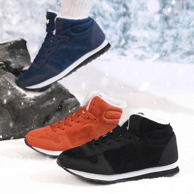 Winter Women Boots Casual Warm Ankle Boots Shoes Sneakers Winter/Plush Fur Woman Footwear Comfortable Platform Snow Boots