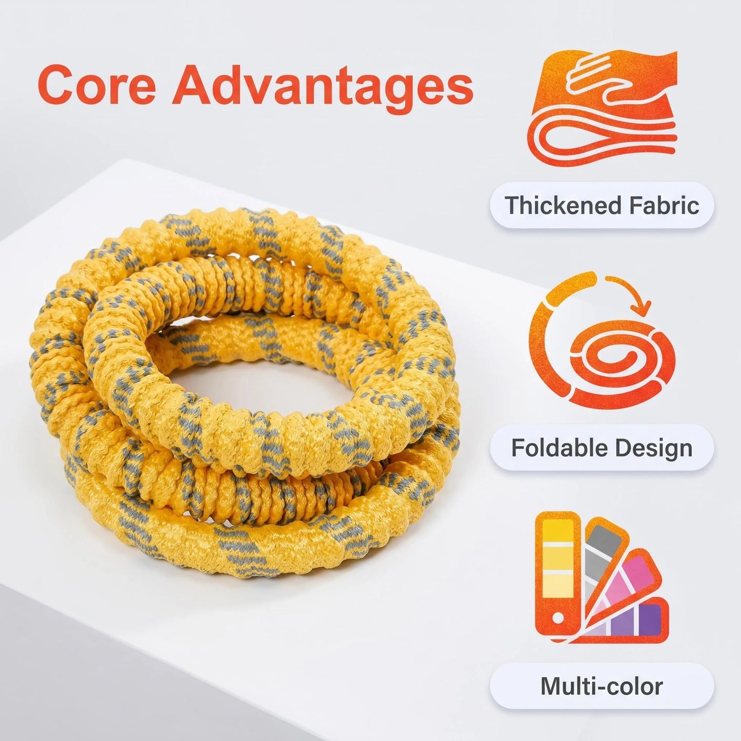 Fitness Circle Adult Pilates Circle with Soft Spring Foldable Fitness Circle/Silent Pilates Circle Waist-Friendly Design Full Wrap Fitness Circle