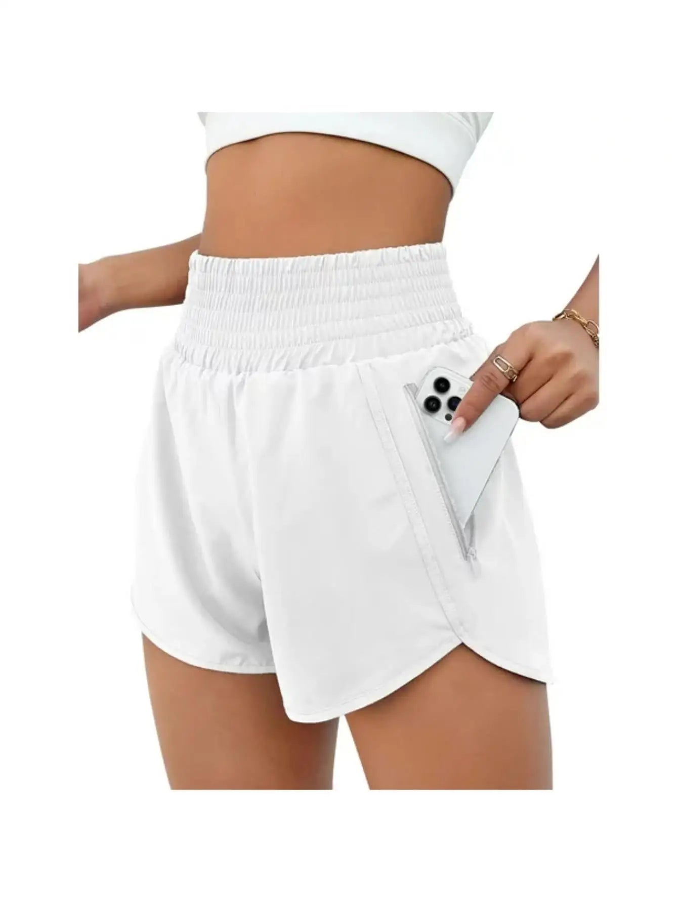 2.5" Athletic Shorts for Women Comfy/High Waisted Short with Pocket
