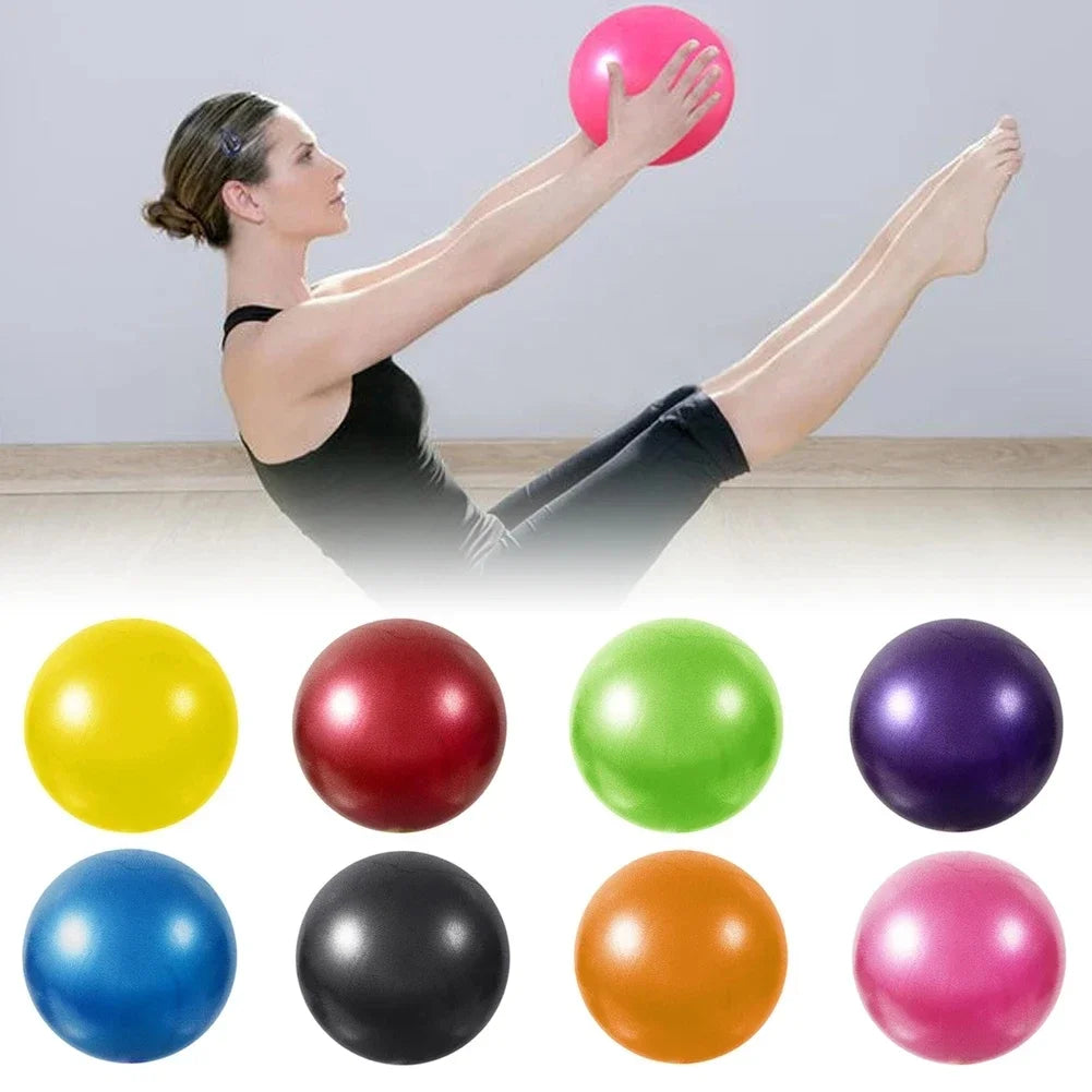 25cm Mini Yoga Ball Fitness Pilates Ball Thick Explosion-proof/PVC Non Slip Gym Home Training Workout Exercise Ball