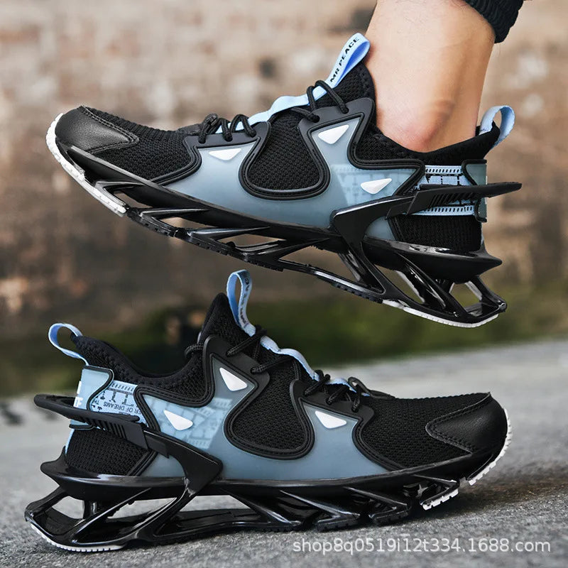 Men's casual shoes, new extra-large size blade shoes/high-top sports shoes for men