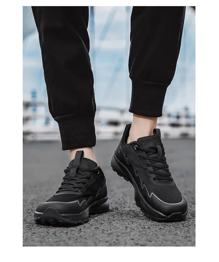 Wide Toe Running Shoes 4E Dynamic Thick Outdoor Fitness Men's Shoes/Foot Cross-Border Shoes Comfortable Breathable