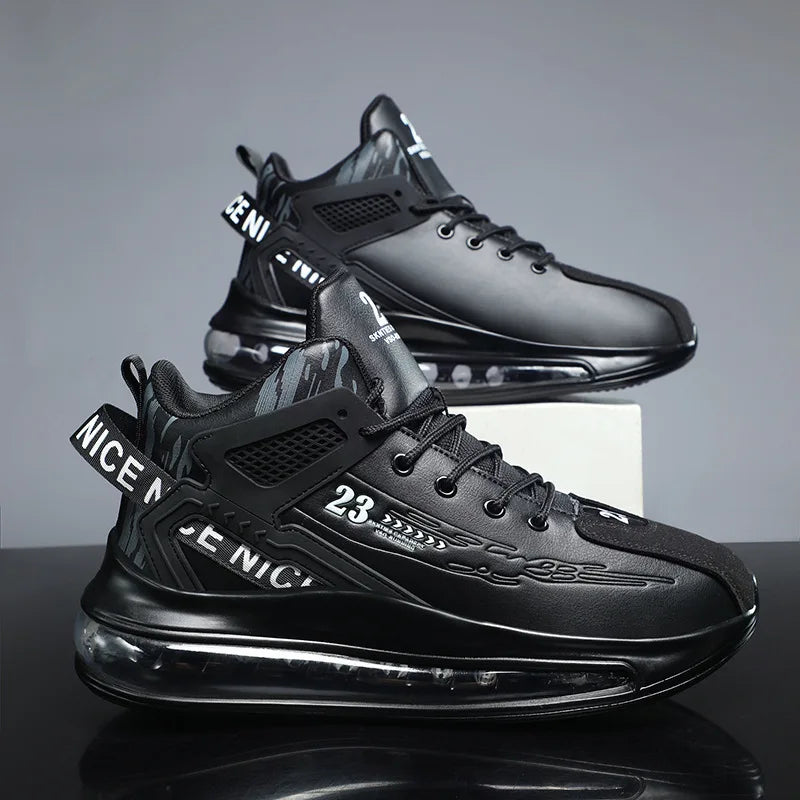 Men's Running Shoes Casual Sneakers New Spring Anti-shock/Air Cushion Sport Shoes Thick Bottom Anti-slip Running Shoes