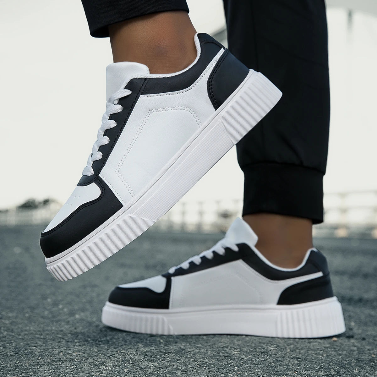 YRZL Women's Sneakers Autumn White Shoes Lightweight Thick Sole/Non Slip Shoes Casual Sports Shoes for women