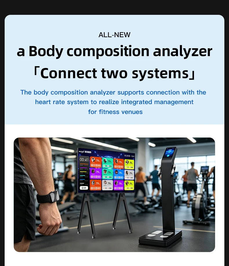 Professional Epilator 3D Smart Scale Body Mass Scanner Analyzer/for Fitness Center Tests Bone Weight Fat & Muscle