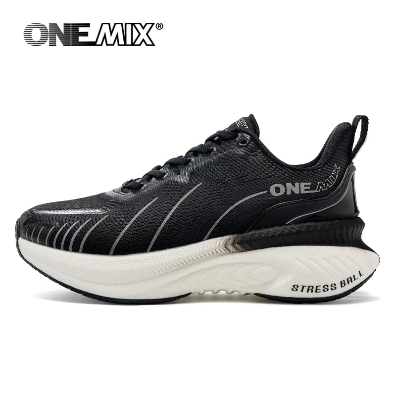 ONEMIX White Road Running Shoes for Women Air Cushion Outdoor Sport Shoes/Trainers Summer Jogging Shoes Women Footwear