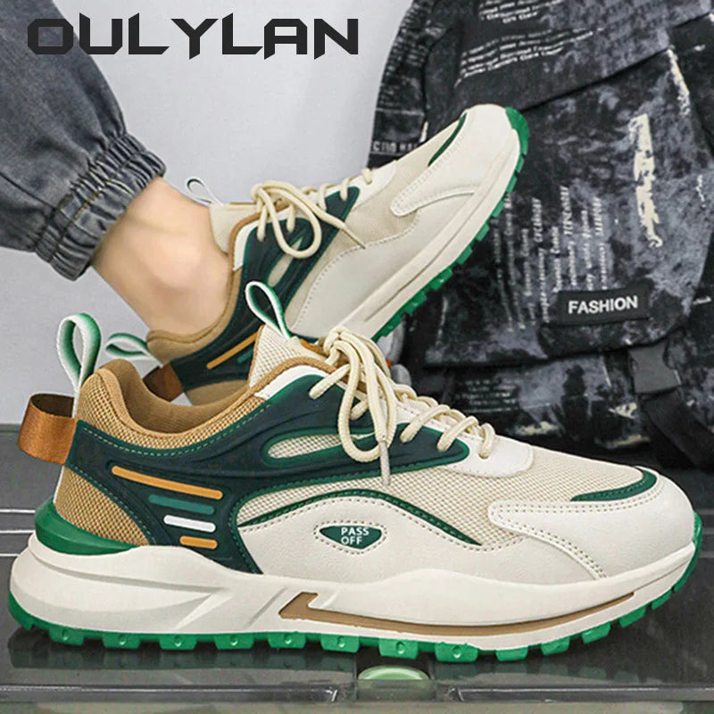 Fashionable Spring Autumn Seasons Casual Sports Men's Shoes/Upper Stitching  Size 39-44 Comfortable Shoes