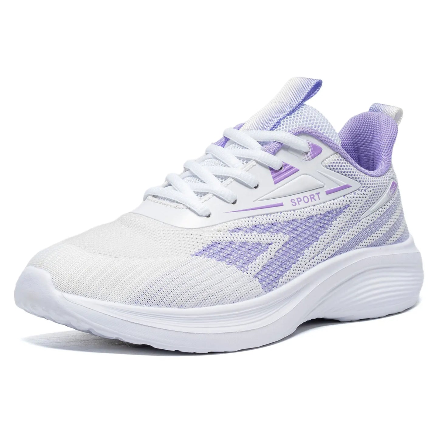 Women's sports running shoes are comfortable/lightweight walking exercise and non slip walking shoes