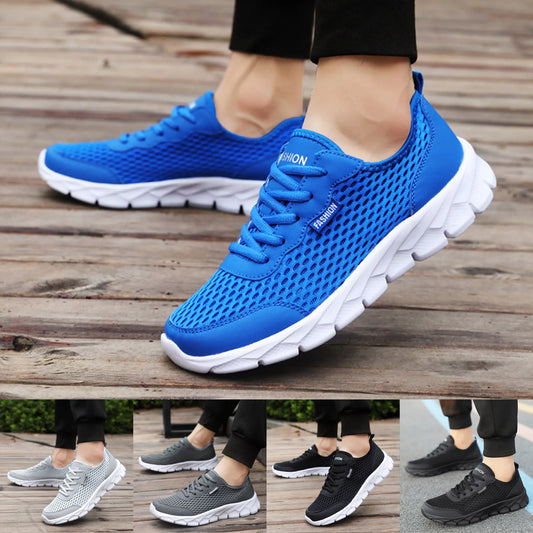 Men's Shoes Men Lightweight Breathable Mesh Shoes/Running Shoes Mesh Shoes Lace Up Running Shoes For Men