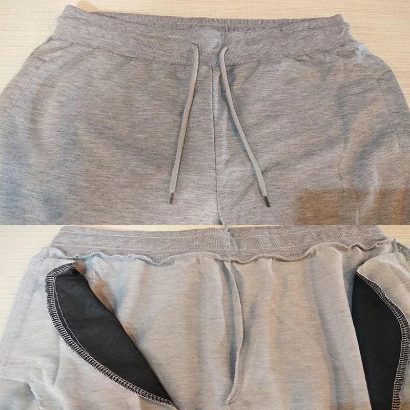 Casual Pants Men's Jogger Sweatpants Large Size Elastic Waist Sports/Casual Trousers Loose Fitness Clothes Spring Thin Pants