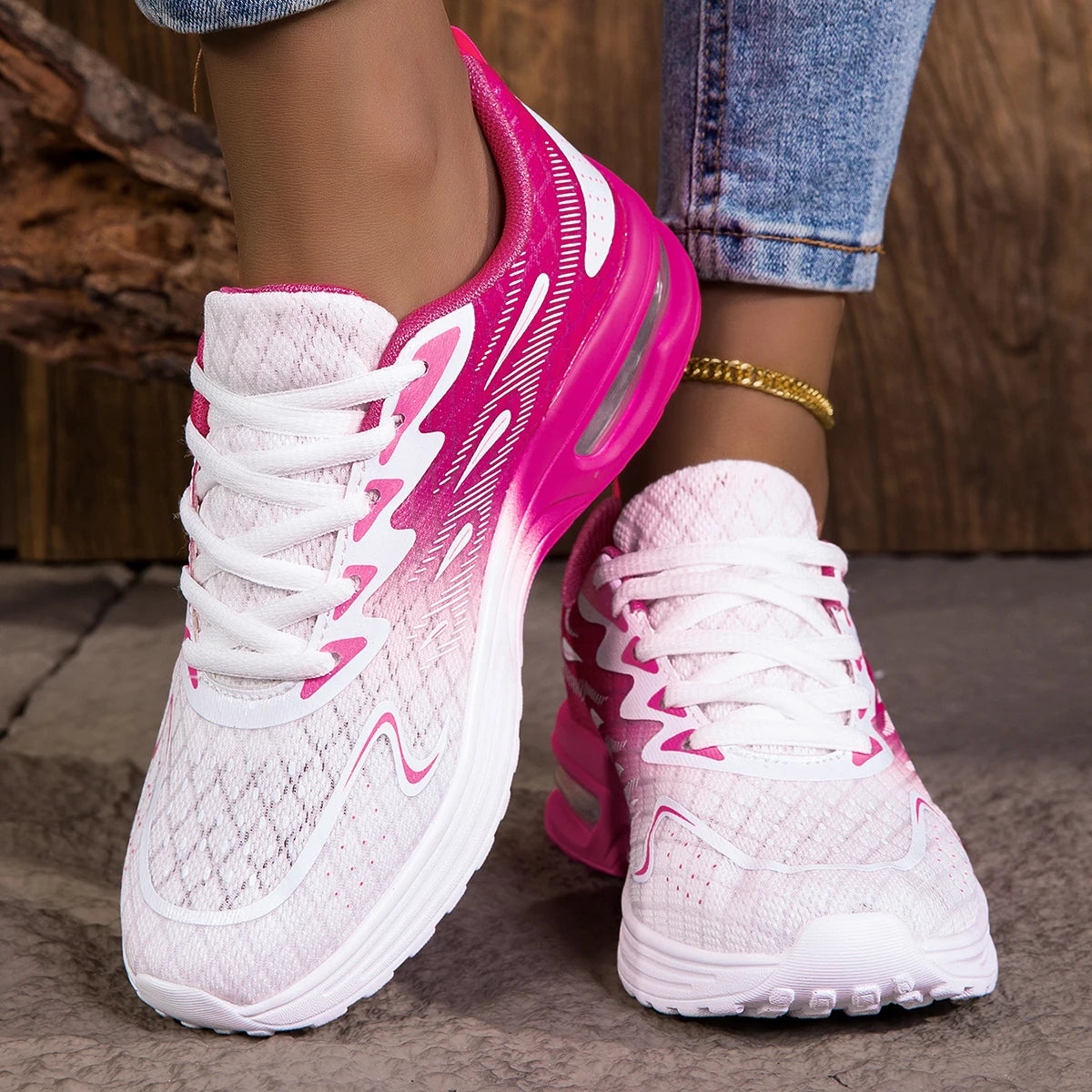 Women Sneakers Shoes Breathable Lightweight Running Shoes/Non Slip Wear Resistant Comfortable Women's Walking Shoes Woman