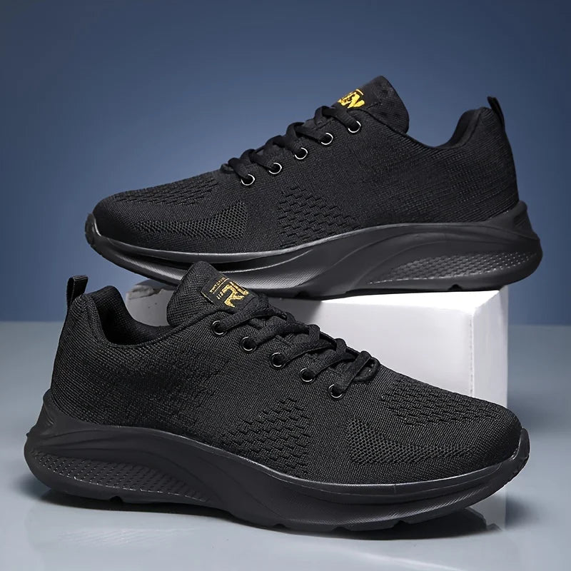 Lightweight Breathable Gradient Knit Mesh Women Athletic Sneakers Size/36-46 Shock Absorb Soft Cushion Anti Slip Thick Outsole