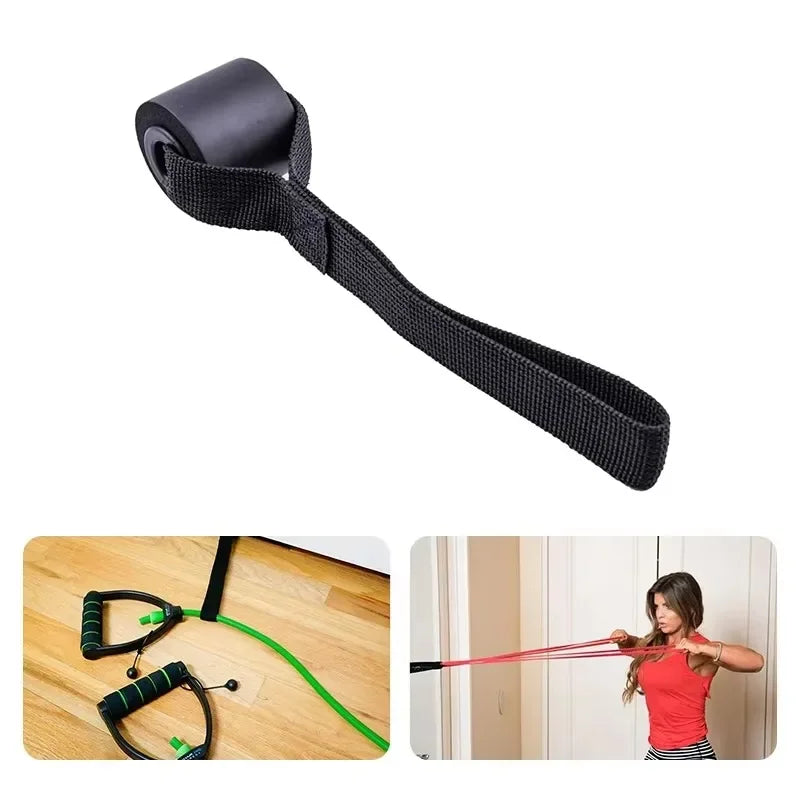 Door Anchor Pull Rope Door Buckle Resistance Band Fitness Elastic/Exercise Training Strap Door Anchor Portable Fitness Equipment