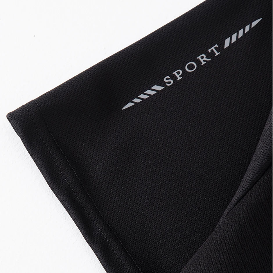 4/1 Pcs Men's Summer Multicolor Quick-drying Sports Short Sleeve/Loose Breathable Fitness Running Badminton T Reflective Strip