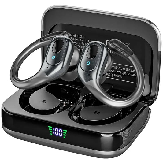 GREATWALL TWS Wireless Bluetooth Earphones Headset Wireless/5.3 Sports ear-hook Headset Stereo noise reduction Earbuds HD Call