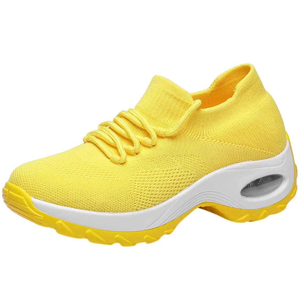 Plus Size Sneakers For Women Platform Sport Shoes Rocking Shoes/Thick Buffer Shoes Cushion Women Shoes