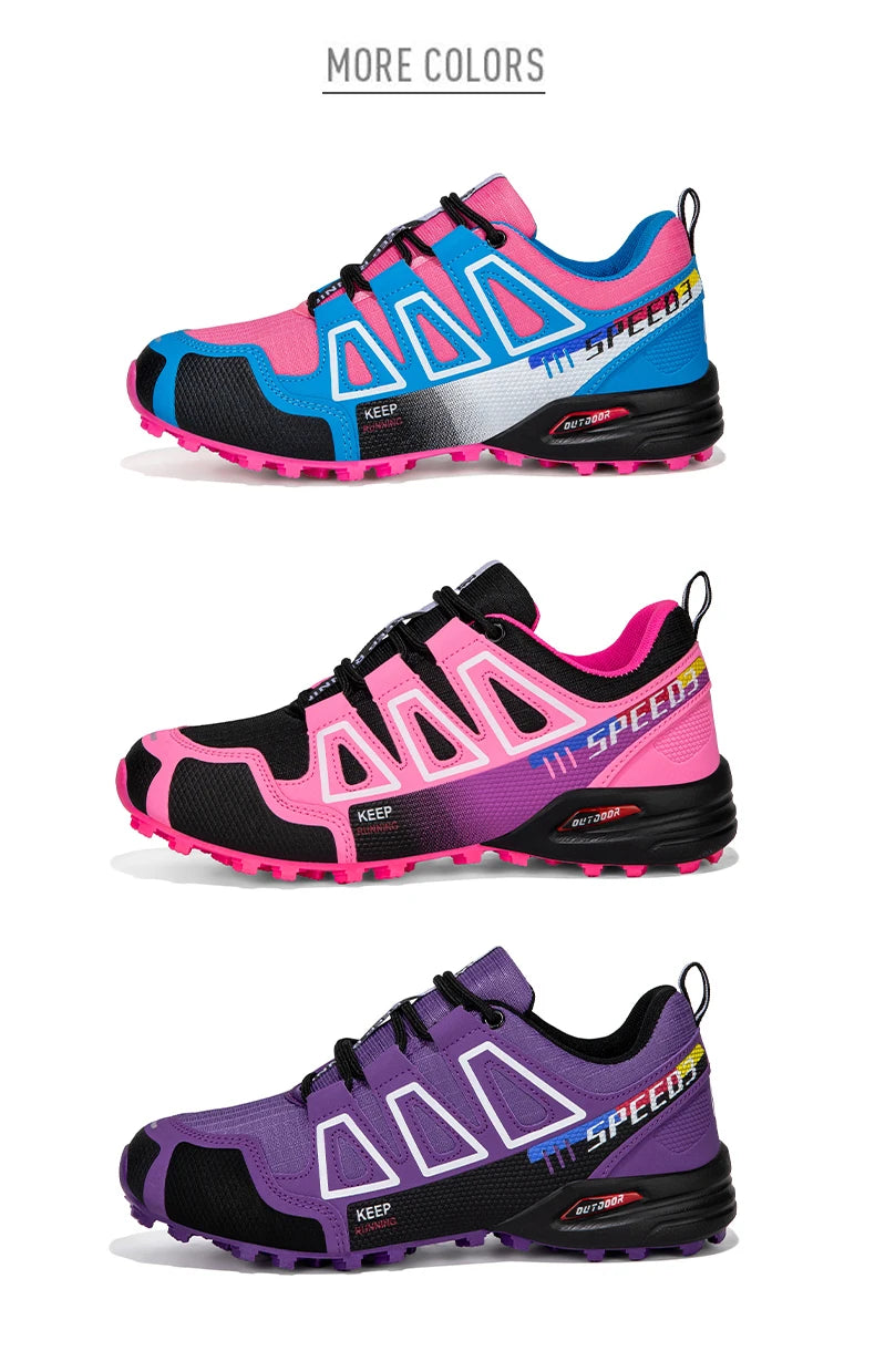 Women's Hiking Shoes Waterproof Outdoor Sports Shoes Women's Walking/Travel Sports Shoes Bicycle Sports Shoes Running Shoes