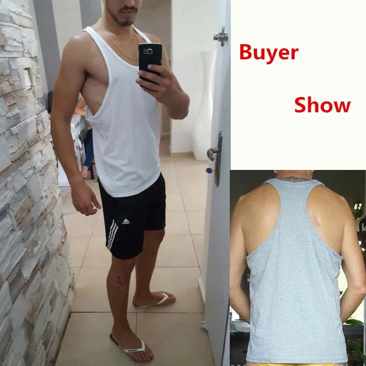 New Bodybuilding Brand Jogger Gym Singlet Training Bodybuilding/Tank Top Vest Shirt Sleeveless Fitness Cotton Shirt For Men