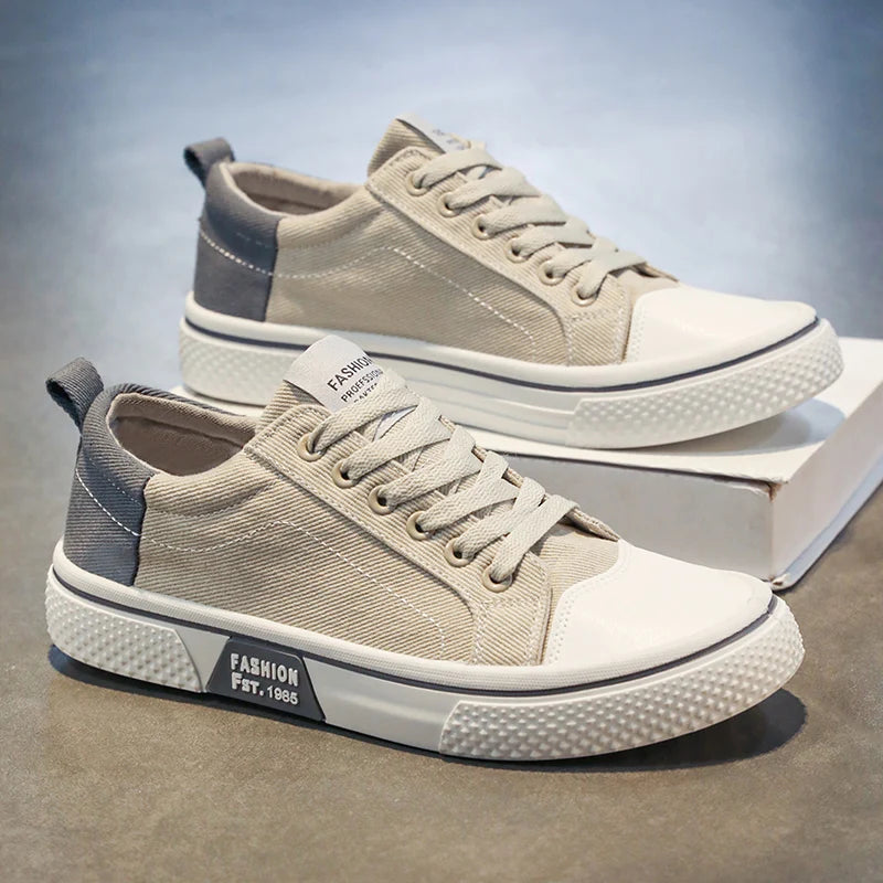 Canvas shoes Men's new spring summer style anti-slip sports sneakers for men/breathable and suitable for teenagers casual wear