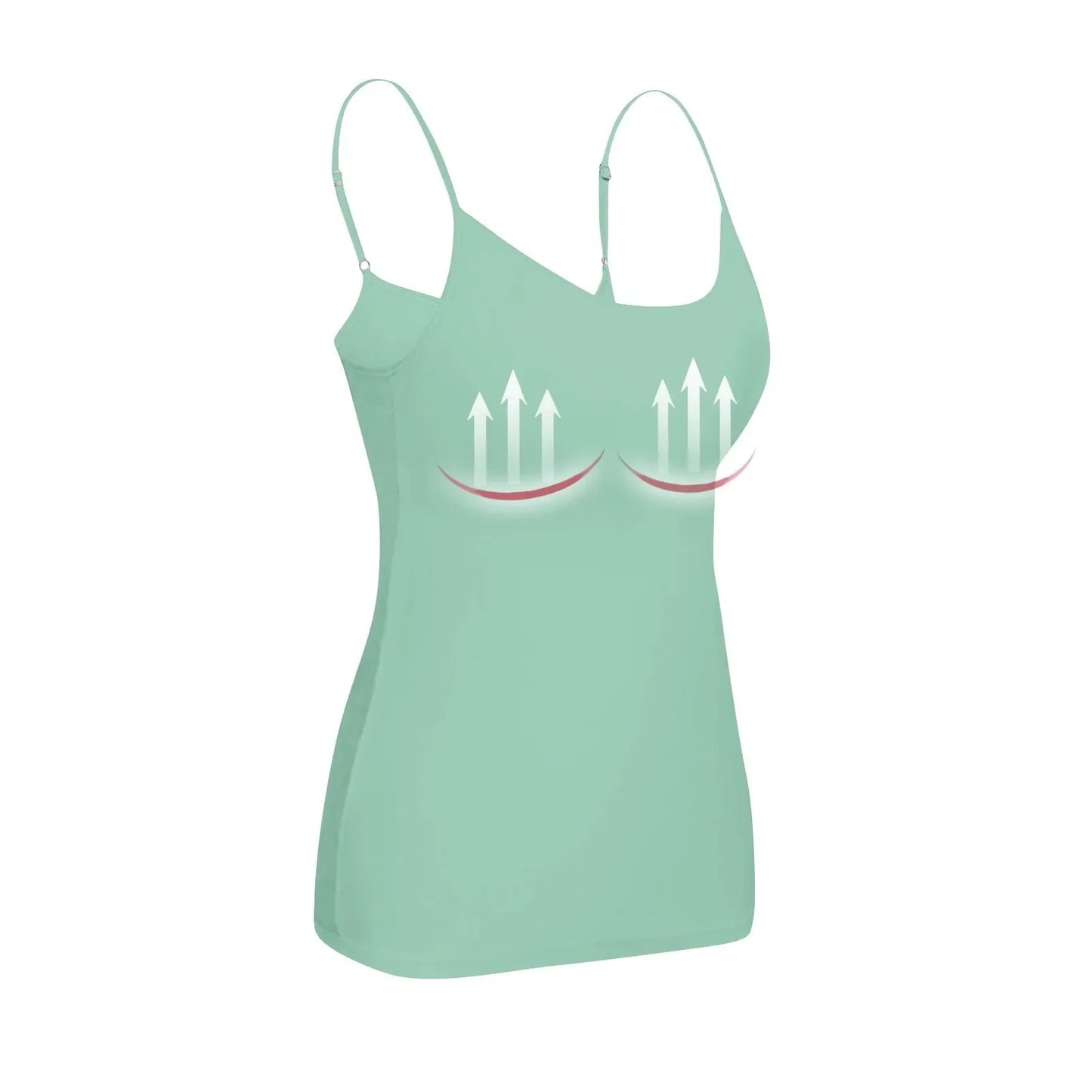 New Padded Bra Tank Top Women Modal Spaghetti Solid Cami Top Vest/Female Adjustable Camisole With Built In Bra Fitness Clothing
