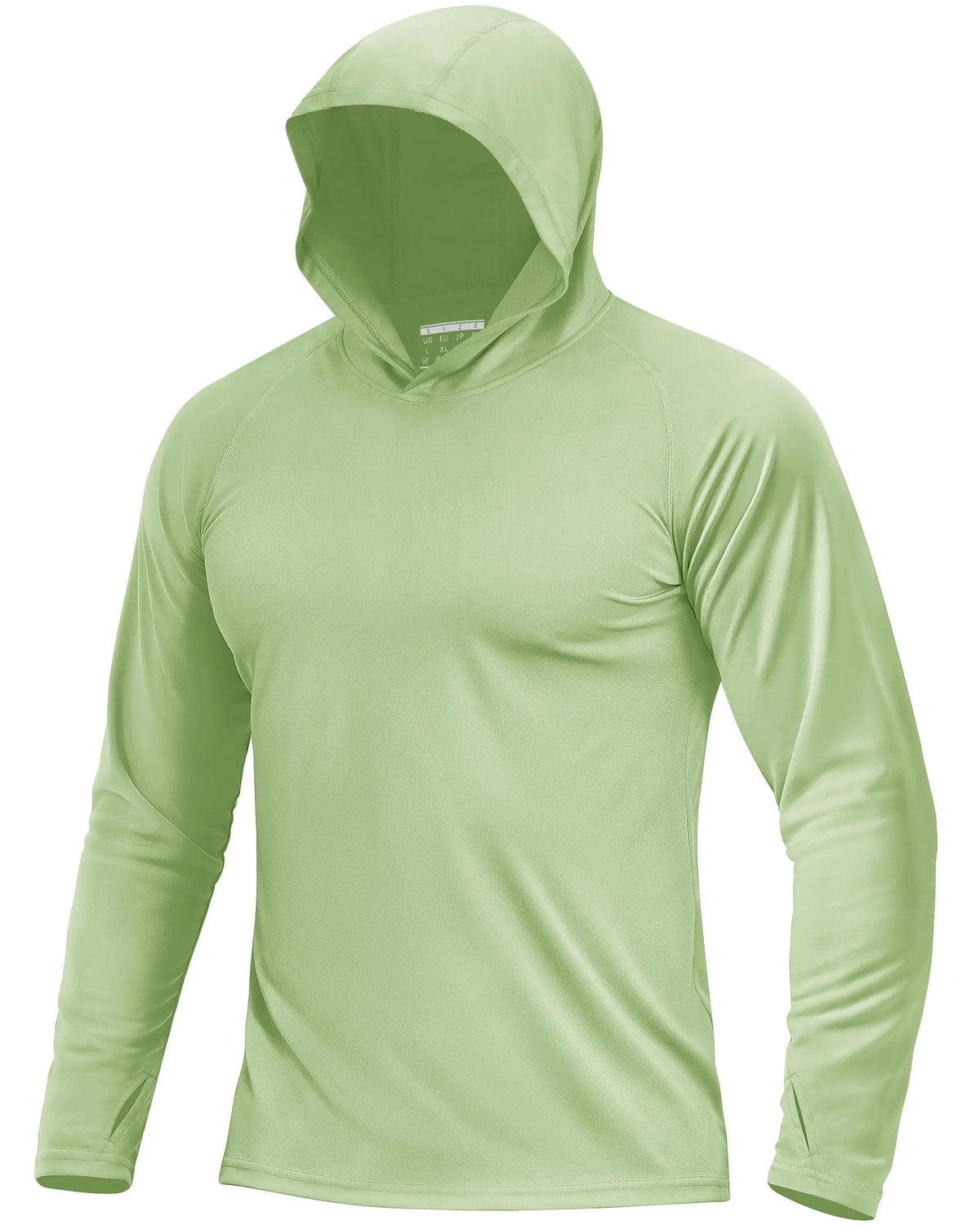 Men's UPF 50+ Sun Protection Hoodie Shirt Long Sleeve Quick Dry/Fishing Shirt Lightweight Outdoor Hiking Workout T-Shirt