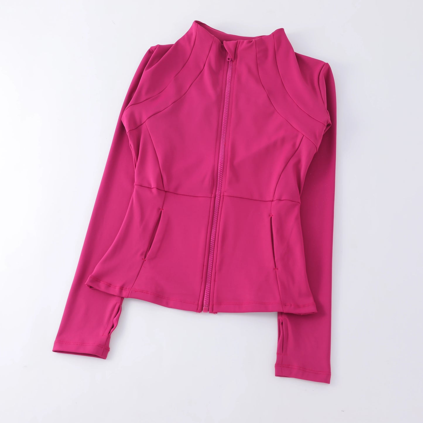 New yoga wear ladies coat round high elastic loose exercise/yoga fitness long sleeve stand-up collar yoga tops