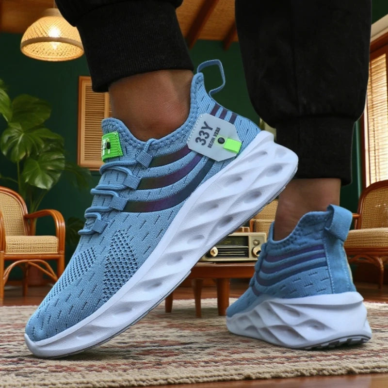 Trending Women Running Shoe New Large Size Women Design Breathable/Height Increasing Sneakers Soft Soled Cushioned Mesh Sneakers