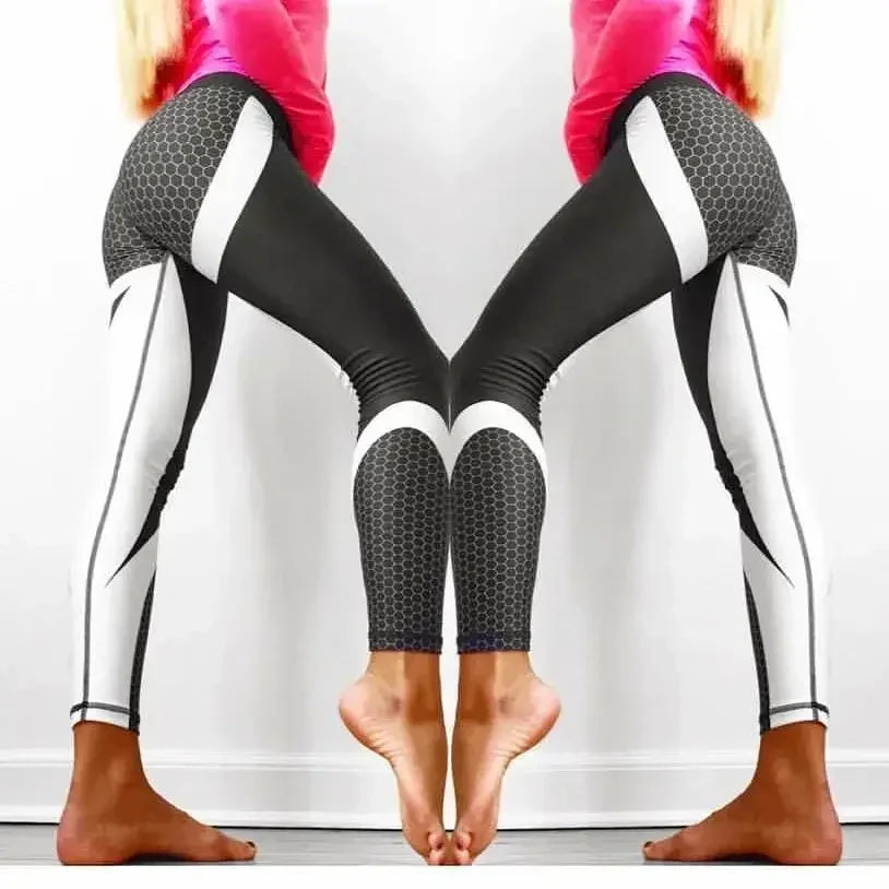 Printed Yoga Pants Women Push Up Professional Running/Fitness Gym Sport Leggings Tight Trouser Pencil Leggings