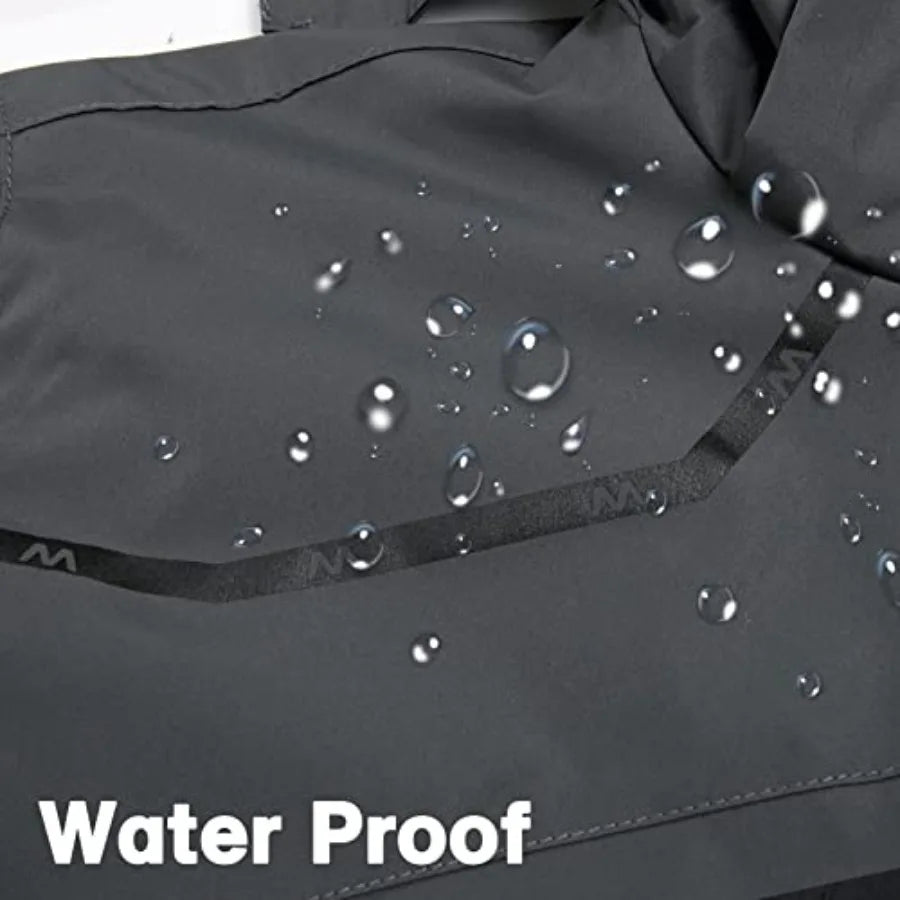 Men's Windproof Jacket Waterproof Lightweight Mountain/Sport Jacket for Men Hooded Windbreaker Raincoat