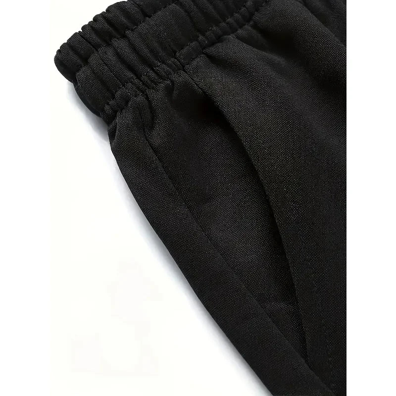 Super handsome men's straight leg pants made of pure cotton/for casual wear suitable for men in autumn and winter