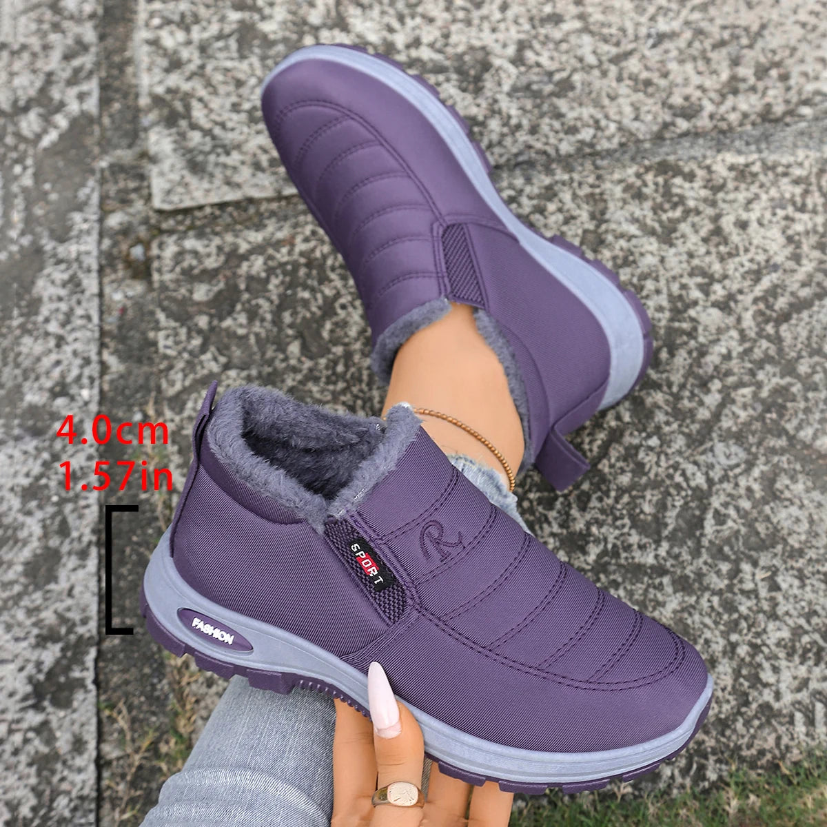 Women's shoes Autumn winter Casual cotton Warm/Wear Resistant Chunky Sole Affordable Free shipping