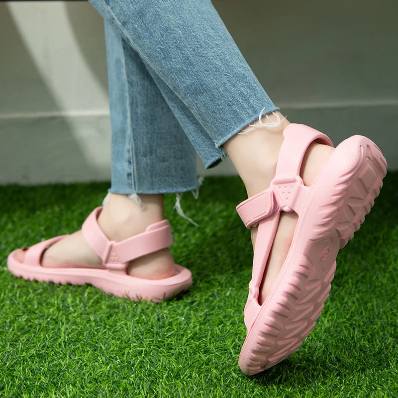 Women's Sandals Fashion Trend Anti-slip Wear-resistant Lightweight/EVA Flat Sandals for Women Outdoor Beach Shoes for Women