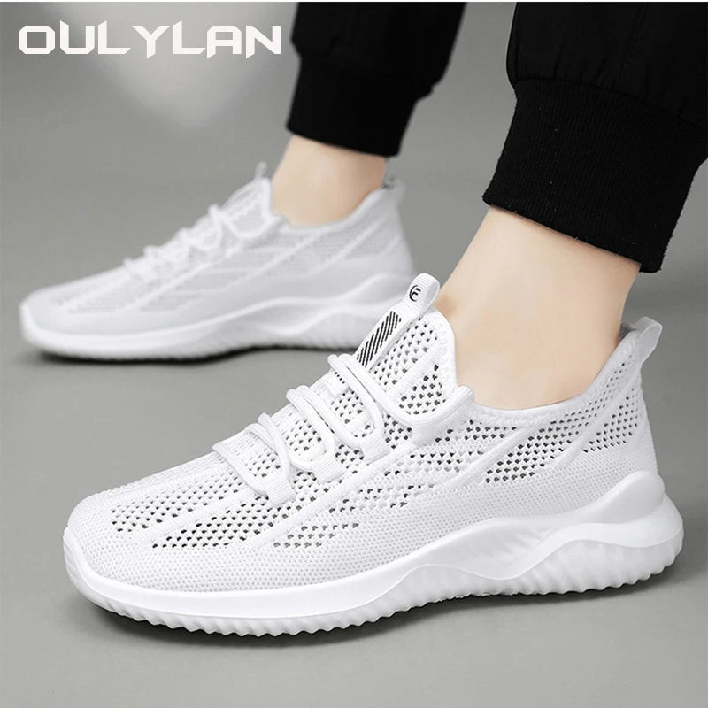 Running Shoes for Women Spring Casual/Breathable Sneakers Lace up  Sports Shoes for Female Large Shoe