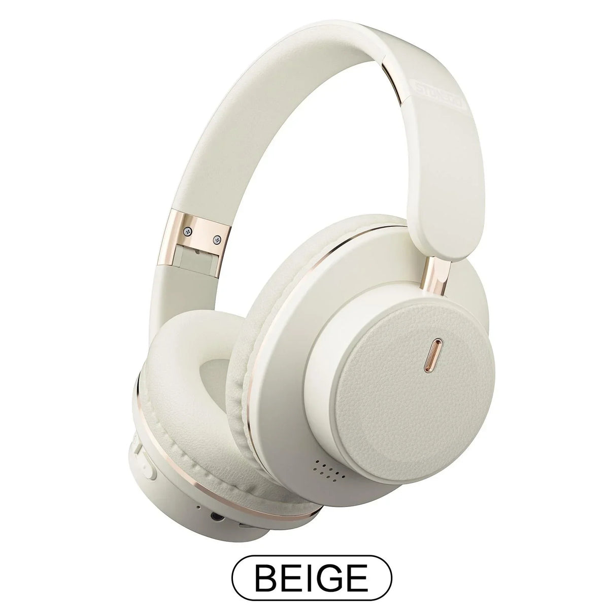 Bluetooth Headphones Wireless Headset Over Ear Foldable/Portable Fashion Aesthetic Design With 24H Long Battery Life