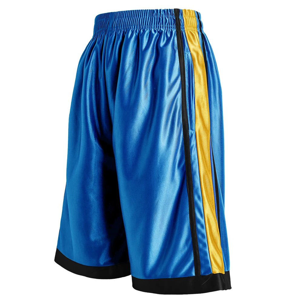 4-piece men's casual striped decorative basketball shorts/summer basketball training running fitness quick drying shorts