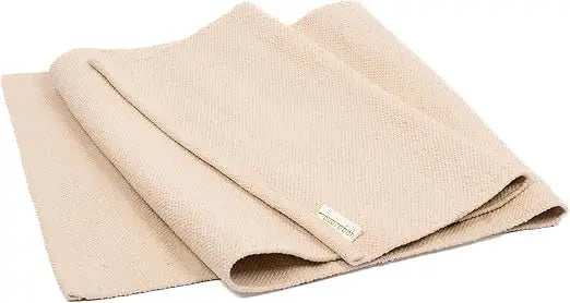 Yogasana Organic Cotton Yoga Mat Non Slip Hand-Woven Foldable Yoga Mat/Provides Excellent Comfort, Traction & Support
