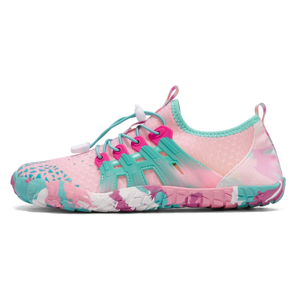 Water Shoes Women Five Fingers Swimming Barefoot Summer Outdoor/Upstream Wading Aqua Sneakers Quick Dry Non-slip Shoe