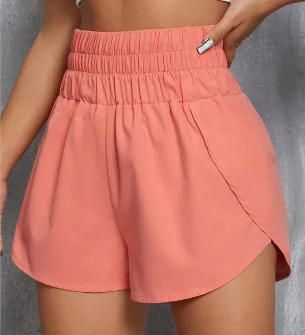 Boxer Shorts for Women Teen-girls Light Weight Pull-on High Rise Shorts/Outfit Athletic Style Summer Workout Shorts